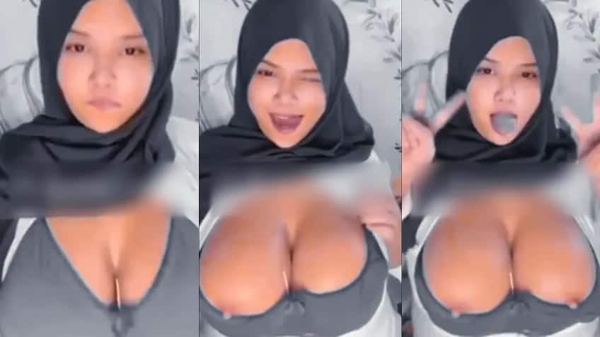 Pelajar Viral Jadi Pengen Remas Susu ARRAZYNY Hijab