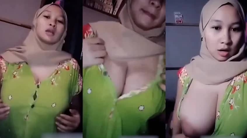 Abg Indonesia Viral Hijab Daster Hijau BebasINDO Sange