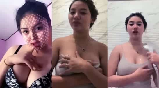 Indonesian Viral 2024 Selebgram Widianti Buka Bukaan Live IG